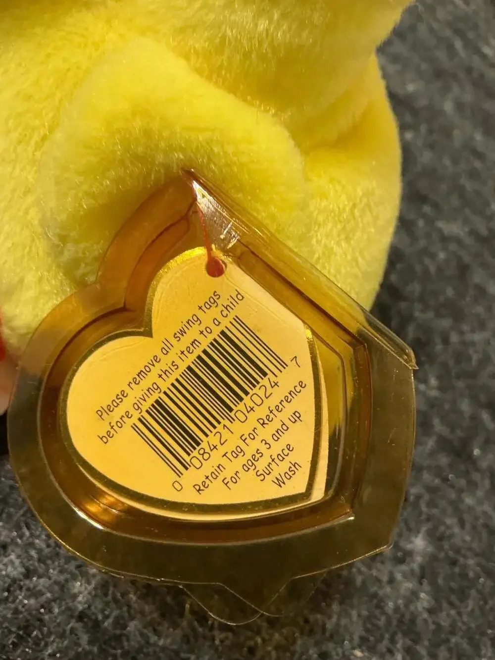 Ty Beanie Baby Quackers the Duck Plush